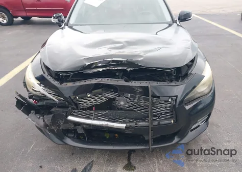2014 Infiniti Q50 z USA, uszkodzony, nr VIN JN1BV7AP1EM681366